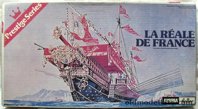 Heller 1/75 La Reale De France - 17th Century Warship, 6541 plastic model kit